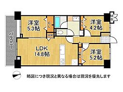 ライオンズマンション明石大久保 3LDKの間取図画像