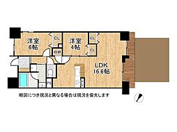 ワコーレ須磨海浜公園駅前 1SLDKの間取図画像