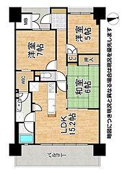 ワンズヒル神戸鹿の子台 3LDKの間取図画像