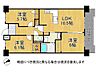 間取り：南西向きにつき採光・通風良好です！