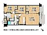 間取り：南東向き陽当たり良好+全居室収納有の3LDK