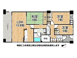 コート須磨高倉町さくらみち 3LDKの間取図画像