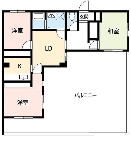 同じ建物の物件間取り写真 - ID:211056351605