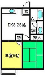 間取図画像 2DK