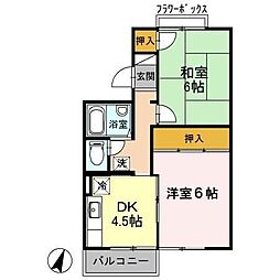 間取図画像 2DK