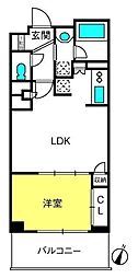 ドゥーエ大宮 1LDKの間取図画像