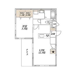 (仮称)大宮区宮町メゾン 1LDKの間取図画像