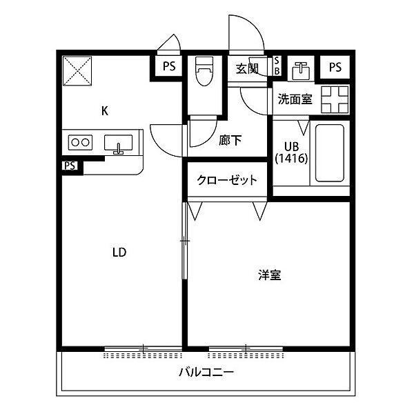 同じ建物の物件間取り写真 - ID:227084459668