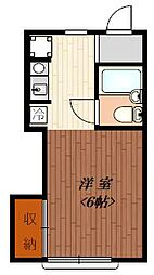 コーポイマイ ワンルームの間取図画像