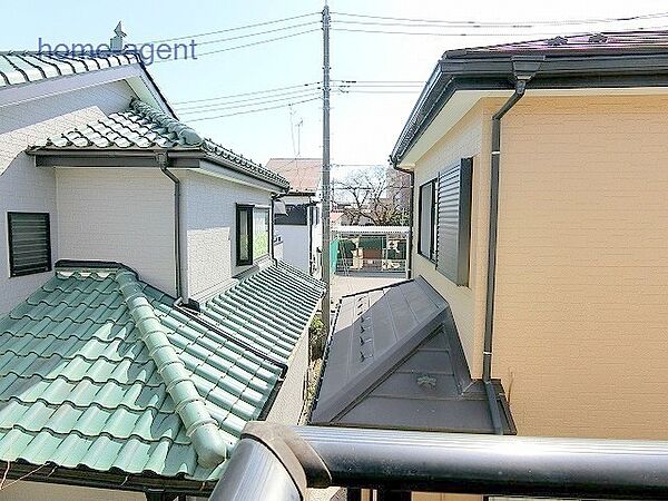 バルコニーからの眺望です。