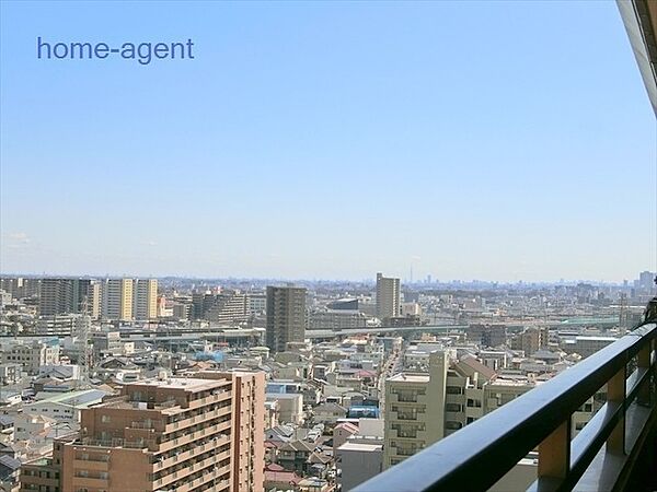 最上階16階で眺望良好です。