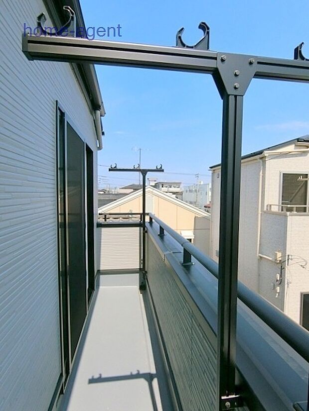 日当たり・通風良好なバルコニー。