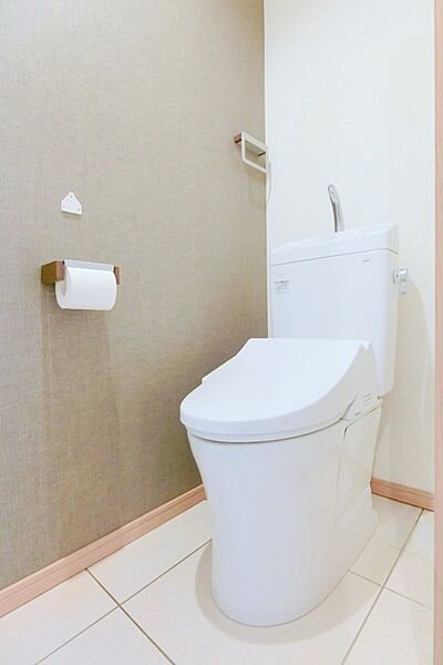 清潔感のあるトイレです。