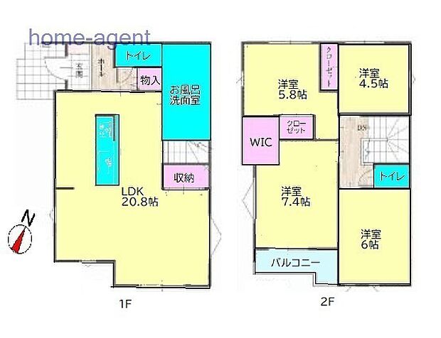 教育施設・買い物施設徒歩圏内です。