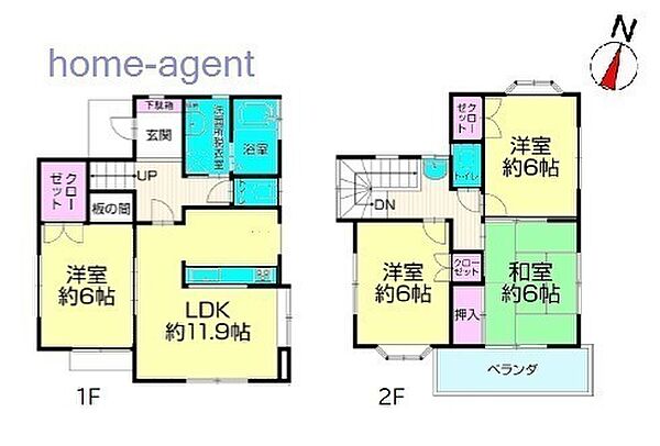 間取りを拡大表示