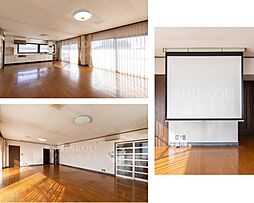 上伊那郡箕輪町戸建 6LDKのリビング/ダイニング