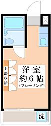 メゾン・ド・ミロール ワンルームの間取図画像