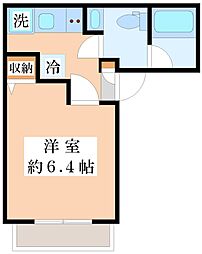 HOUSING STAGE DAITA 1Kの間取図画像