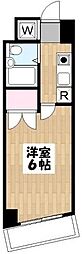 ウィング用賀 1Kの間取図画像
