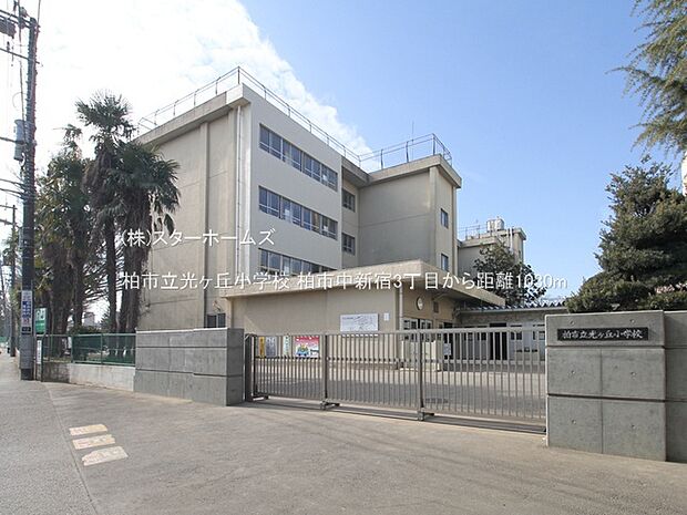 柏市立光ヶ丘小学校(1030m)