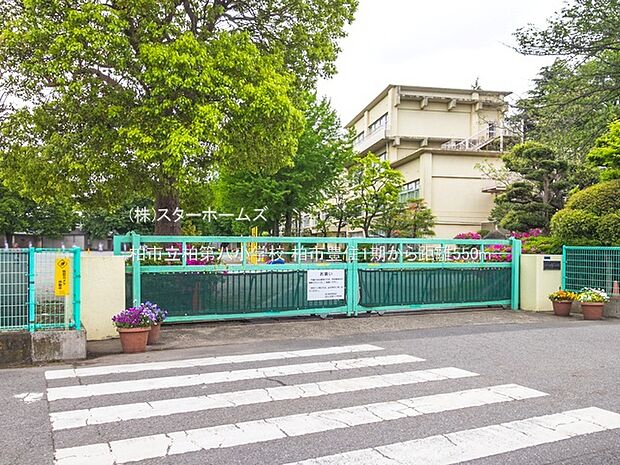 柏市立柏第八小学校（550m）