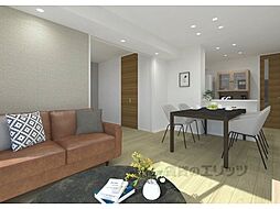 JR北陸本線 長浜駅 徒歩10分の賃貸アパート 1階1LDKのリビング/ダイニング