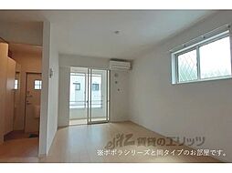 JR湖西線 堅田駅 徒歩19分の賃貸アパート 2階2LDKのリビング/ダイニング