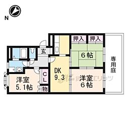 フェアーブリーズ 3DKの間取図画像