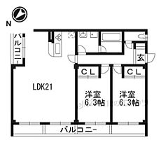 物件の間取り
