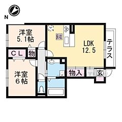 物件の間取り