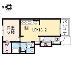 アヴェニールアイ2 1LDKの間取図画像