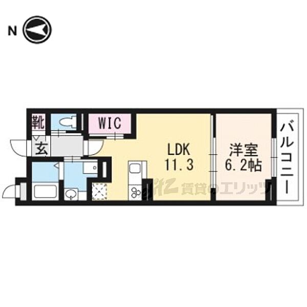 ローレルコート・Ｋ 103｜滋賀県甲賀市水口町城内(賃貸アパート1LDK・1階・42.39㎡)の写真 その2