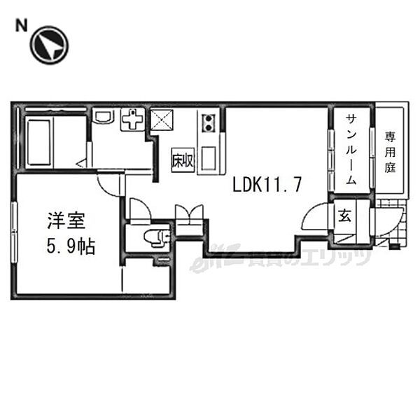 同じ建物の物件間取り写真 - ID:225005554564