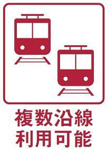 ＊複数沿線利用可能で各方面へのアクセス良好＊