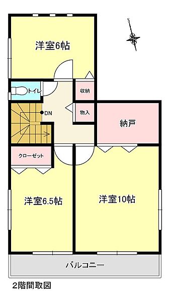 2階間取り図