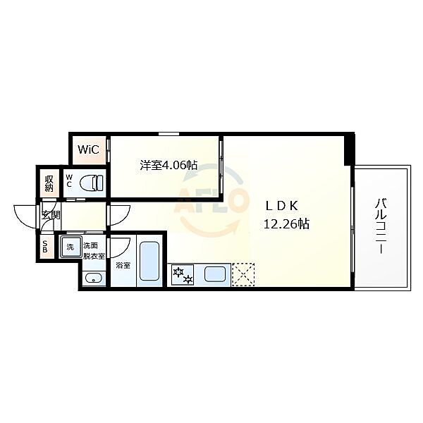 レオングラン本町橋 ｜大阪府大阪市中央区本町橋(賃貸マンション1LDK・9階・40.22㎡)の写真 その2