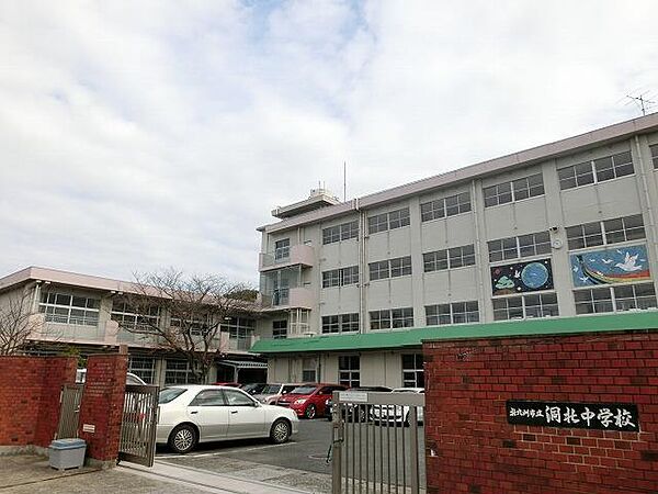 画像16:浅川中学校(1、100m)