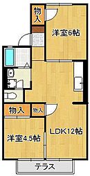 ルナハイツA棟 1階