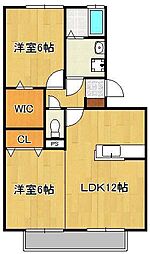 ケイズスクエアD 1階