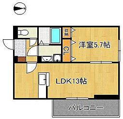 D-ROOM本城東　A棟 3階