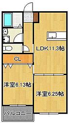 キミエ学研都市レジデンス 2階/-