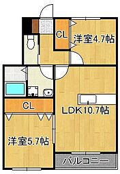 Ｃｏｎｆｏｒｔｏ　Ｙ折尾 2階/-