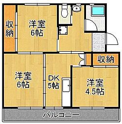 ビレッジハウス水巻2号棟 3階