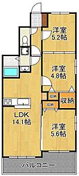 サニーコート本城学研台I 3階/-