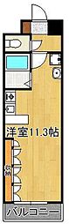 サンシティー則松 1Kの間取図画像