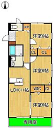 ひびきのハイムＡ棟 1階/-