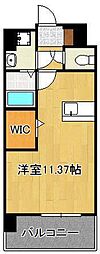 レジェンド113 ワンルームの間取図画像