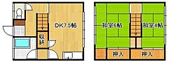 波多野アパート 1階/-