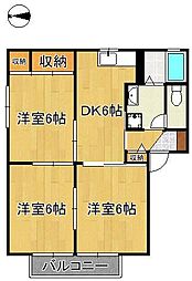 ヴィラ本城　Ａ・Ｂ・Ｃ 1階/-