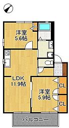 ディアス楠木A 2階